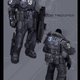 Illustration for article titled The awesome power of battlesuit and armor concept art!